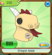 Dragon Mask yellow