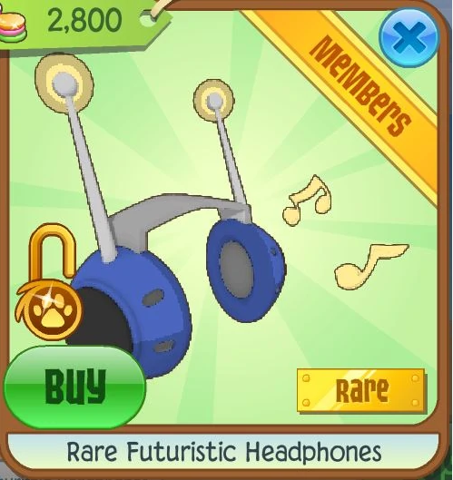 Rare Futuristic Headphones | Animal Jam Classic Wiki | Fandom