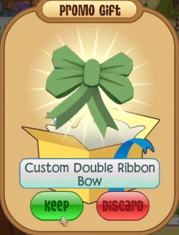 Custom Double Ribbon Bow | Animal Jam Classic Wiki | Fandom
