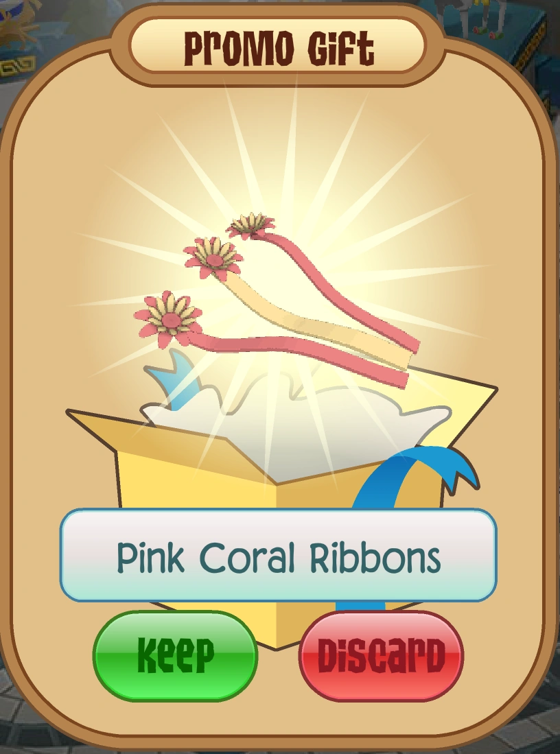 Pink Coral Ribbons | Animal Jam Classic Wiki | Fandom