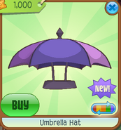 Umbrella Hat purple