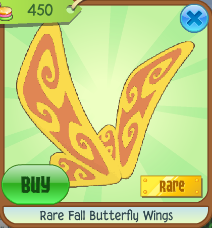 Rare Fall Butterfly Wings, Animal Jam Classic Wiki