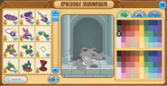An example of the Mannequin interface