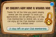 The very first membership pop-up, right after Beta Testing ended