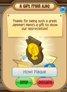 The Howl Plaque gift