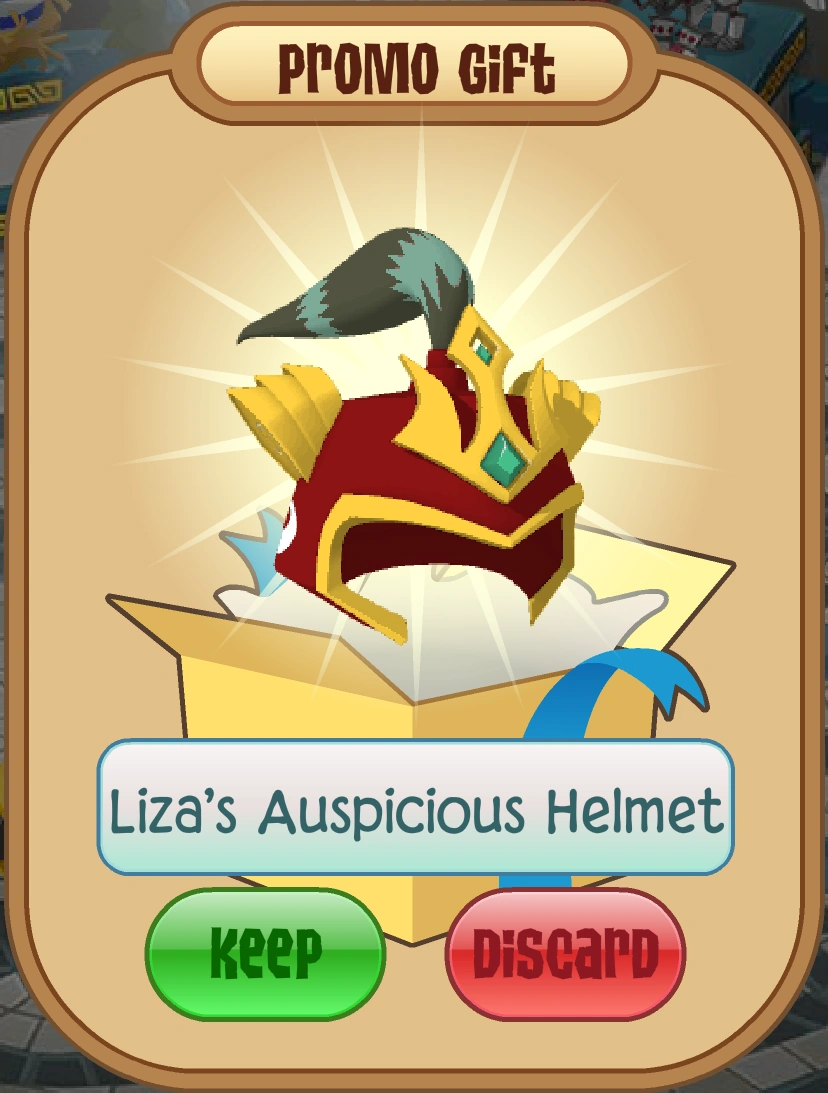 Liza's Auspicious Helmet Animal Jam Classic Wiki Fandom