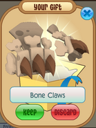 Bone claws beige