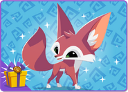 The artwork advertisement for the animal in the Spring Fennec Fox Bundle.