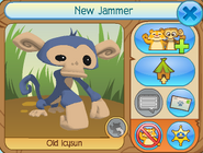 An example of a newly-registered Jammer's player card.