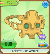 FA Ancient Zios Amulet yellow