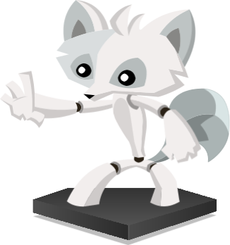 animal jam arctic fox toy