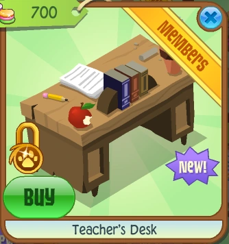 Teacher's Desk (2015) | Animal Jam Classic Wiki | Fandom