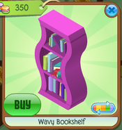 Wavy Bookshelf pink