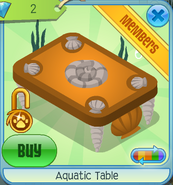Ocean-Diamond-Shop Aquatic-Table orange
