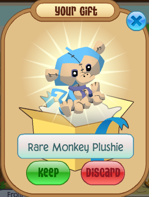 Rare Monkey Plushie | Animal Jam Classic Wiki | Fandom