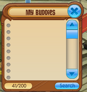 The new, wider buddy list as of April 28, 2016