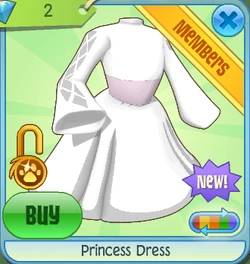 Princess Dress | Animal Jam Classic Wiki | Fandom