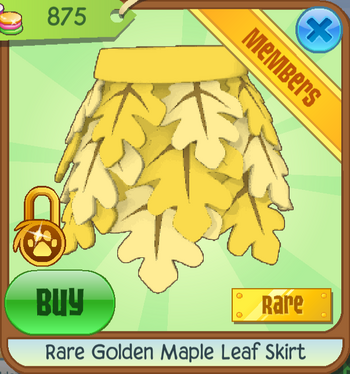 Rare-golden-maple-leaf-skirt