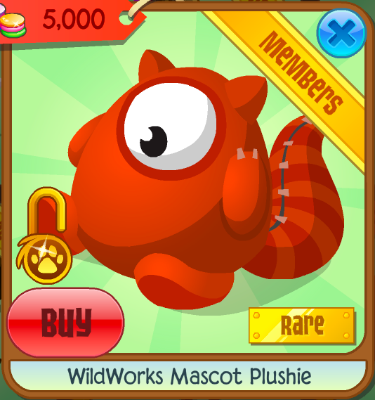 WildWorks Mascot Plushie | Animal Jam Classic Wiki | Fandom