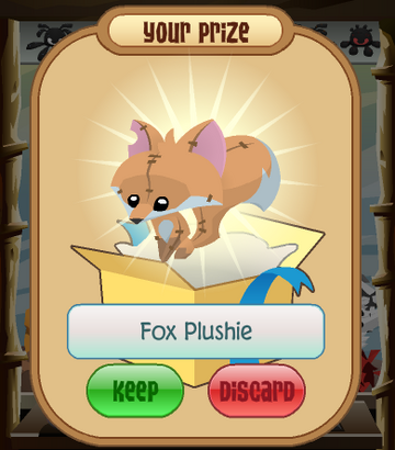 Animal jam fox plushie online