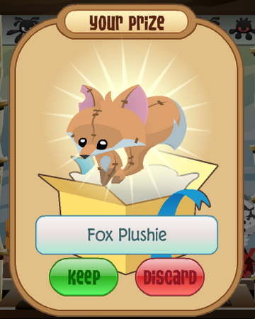 animal jam fox plushie