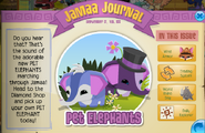The Pet Elephant's release advertised in Jamaa Journal (Sept. 17, Vol 155).