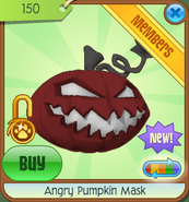 Angry Pumpkin Mask ed1f red