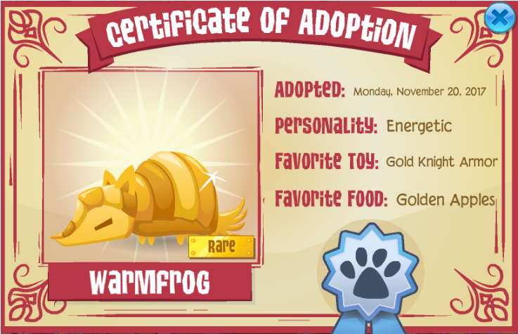 ANIMAL JAM: NEW GOLDEN PET!
