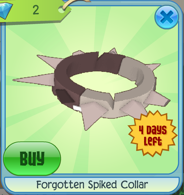 Forgotten Spiked Collar | Animal Jam Classic Wiki | Fandom