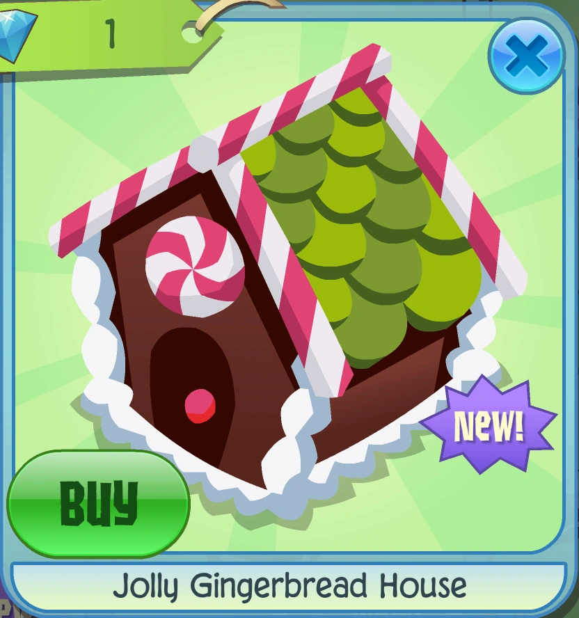 Jolly Gingerbread House Animal Jam Classic Wiki Fandom