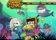 Homepage of Animal Jam Classic in 2011