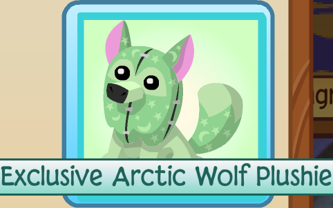 animal jam arctic wolf plushie
