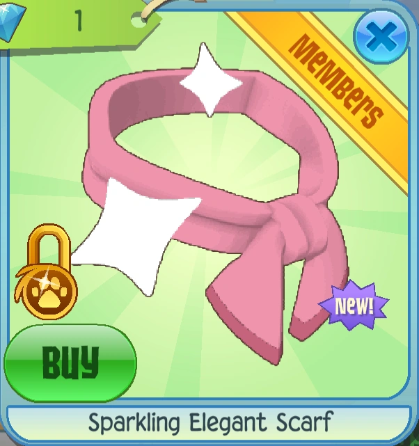 Sparkling Elegant Scarf | Animal Jam Classic Wiki | Fandom