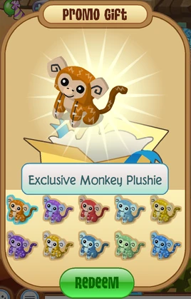 Exclusive monkey plushie 1