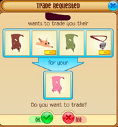 In the old Trading system, a glitch caused the Rare badge to display incorrectly.