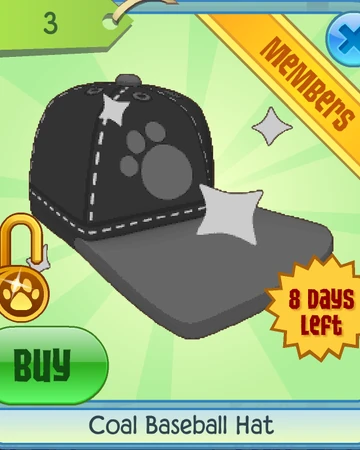 Coal Baseball Hat Animal Jam Classic Wiki Fandom