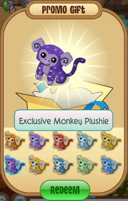 Monkey Plushie (Beta), Animal Jam Wiki
