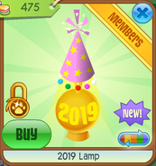 2019 Lamp bubblegum