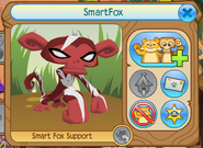 SmartFox's animal with unique name "Smart Fox Support"