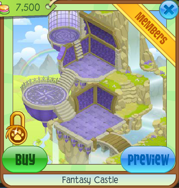 Animal jam princess castle hot sale den
