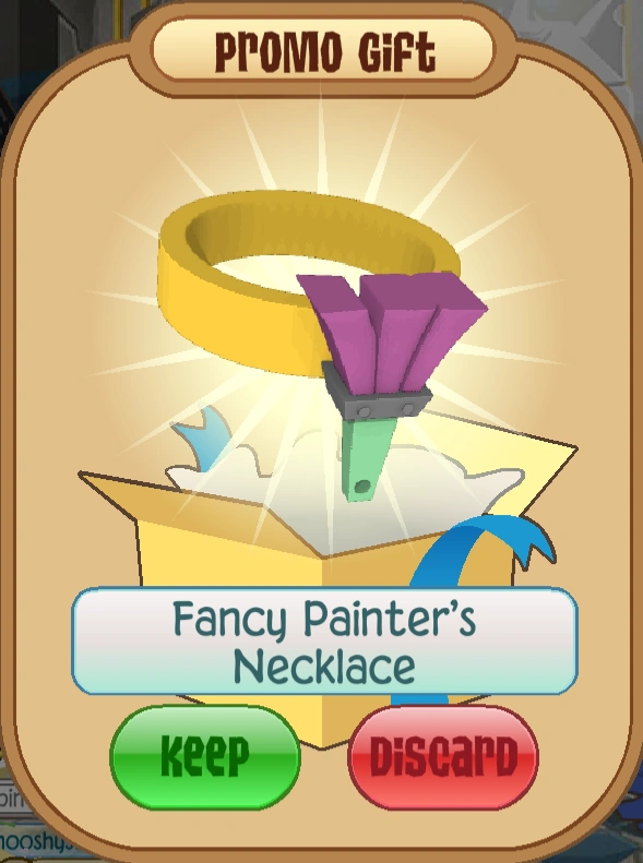 Fancy Painter's Necklace Animal Jam Classic Wiki Fandom