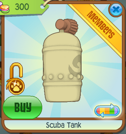 Scuba Tank, Animal Jam Classic Wiki