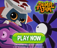 A lemur seen on an Animal Jam Classic ad