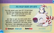 The advertisement for Pet Polar Bears the November 20th, 2014 issue of the Jamaa Journal.