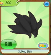 Shop Spiked-Hair Black