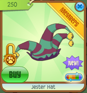 The Jester Hat's first appearance before it got updated on June 2012.