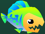 The fish's appearance in Level 5