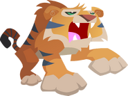 Animal jam tiger vector by shayla567-d54sz8o