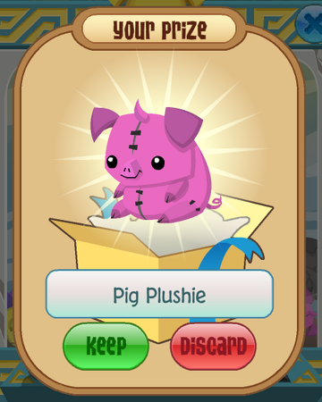 animal jam pig plushie