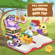 Summer book off-white wild weekend poster